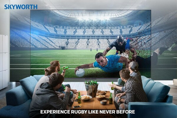 Experience Rugby Like Never Before on SKYWORTH's 100" Max QLED TV - A Technological Leader!