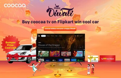 Coocaa Enhances Diwali Celebrations with an Exciting Offer: Win a Car When Consumers Buy a TV Coocaa Enhances Diwali Celebrations with an Exciting Offer: Win a Car When Consumers Buy a TV