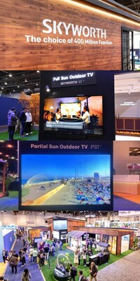 As The Choice of 400 Million Families, SKYWORTH Brings High-tech Outdoor Clarus TV to CES 2024